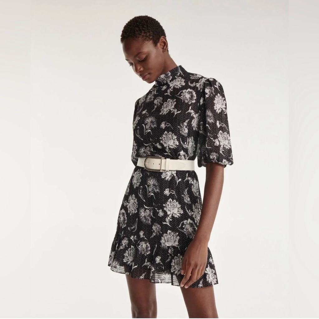 Nwt The Kooples Dandy Jacquard Dress Size Xs